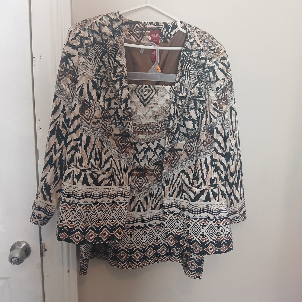 Olsen Europe 2 Piece Jacket And Skirt Set
